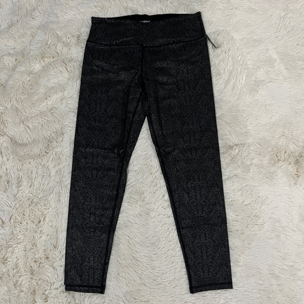 Victoria Sport Snakeskin Pattern Knockout Tight - NWT